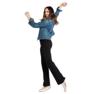 Betabrand Womens Yoga Dress Boot Cut Pants L